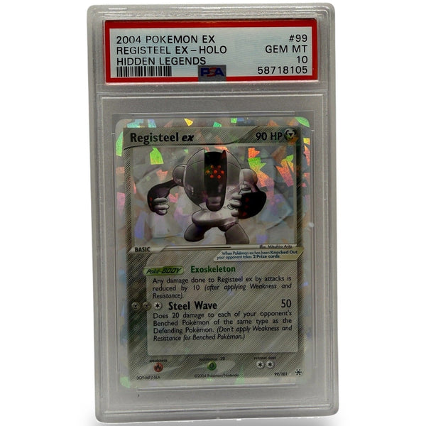 2004 Pokémon Ex Hidden Legends Registeel Ex Holo #99 PSA 10 GEM MINT — photo 1