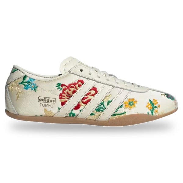 Adidas Tokyo Cream White Floral Embroidery (Women's) sneakers — style JQ1687 — photo 1 of 5