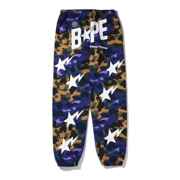 Bape x Heron Preston Mix 1st Camo Sweat Pants - Supra Sneakers