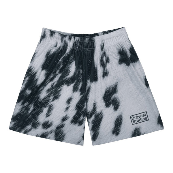 Bravest Studios Cow Print Shorts Black - Supra Sneakers
