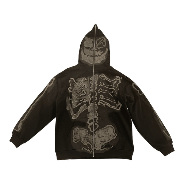 Cactus Jack x Fragment Skeleton Graffiti Full Zip Hoodie Redux (ComplexCon)
