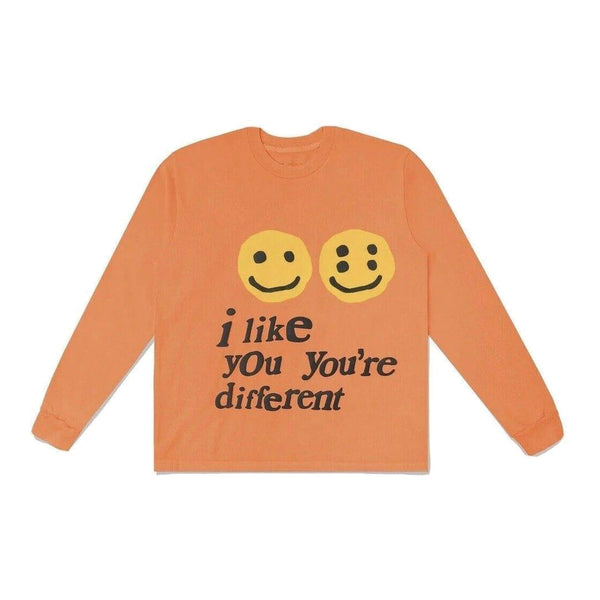 Cactus Plant Flea Market I Like You You're Different L/S Tee Orange - Supra Sneakers