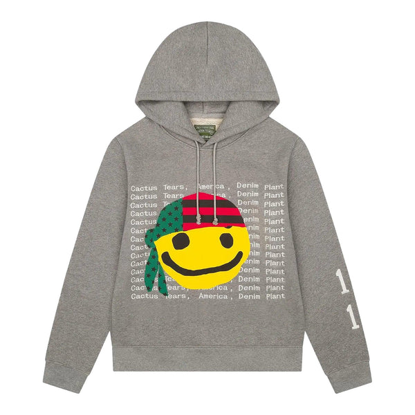 Denim Tears x CPFM Cactus Tears Hoodie Grey