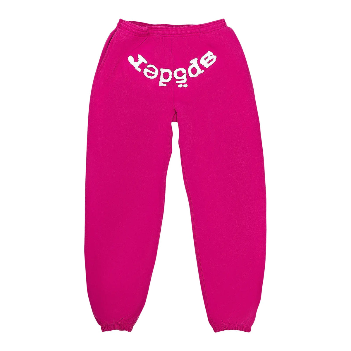 Sp5der Legacy Web Sweatpants Pink & White