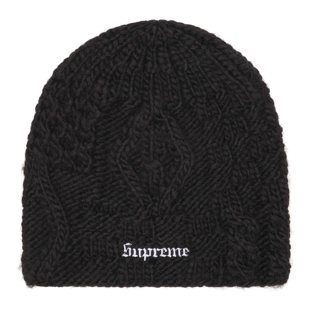Supreme Block Knit Beanie Black