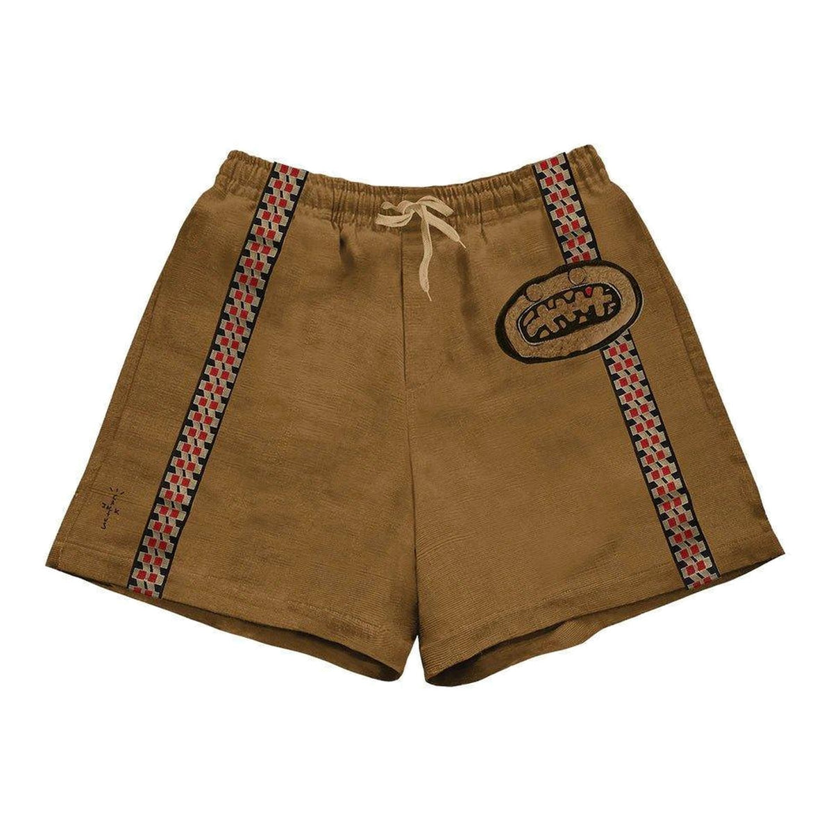Travis Scott Cactus Jack Stripe Short Brown Multi - Supra Sneakers