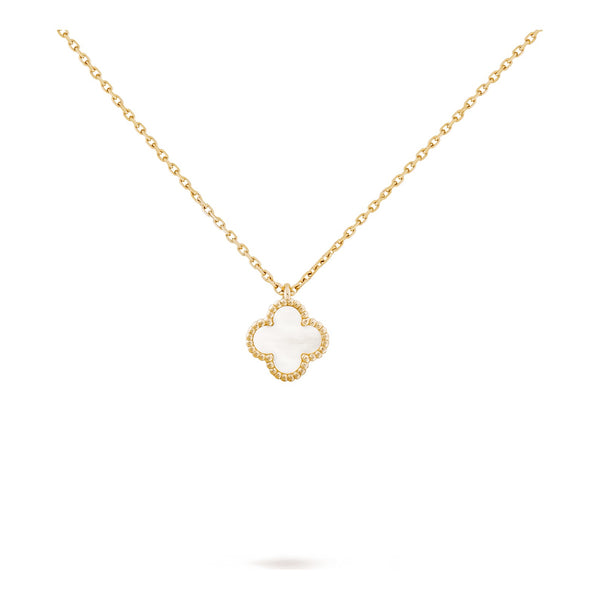 Van Cleef & Arpels Sweet Alhambra pendant 18K yellow gold, Mother-of-pearl