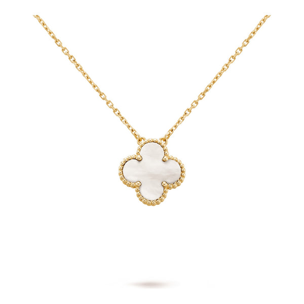 Van Cleef & Arpels Vintage Alhambra pendant 18K yellow gold, Mother-of-pearl