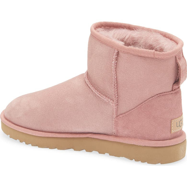 UGG Classic Mini II Genuine Shearling Lined Boot Powder Pink (Women's)