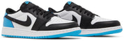 Air Jordan 1 Retro Low OG Black Dark Powder Blue (GS)