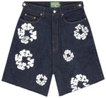 Denim Tears The Cotton Wreath Jean Short Raw Selvedge - Image 1