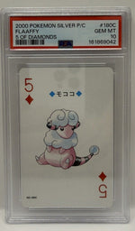 2000 Pokémon Silver Playing Cards Flaaffy 5 of Diamonds #180C PSA 10 GEM MINT — original photo 1 - Image 3