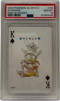2000 Pokémon Silver Playing Cards Slowking King of Spades #199 PSA 10 GEM MINT