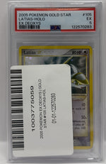 2005 Pokémon Ex Deoxys Gold Star Holo Latias 105/107 PSA 5 EXCELLENT - Image 6