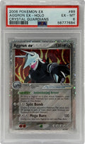 2006 Pokémon Gardiens de Cristal Aggron Ex Holo 89/100 PSA 6 EX-MT