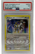 2009 Pokémon Diamante e Perla Arceus Olografico Promozione Stella Nera DP50 PSA 7 Quasi Nuovo