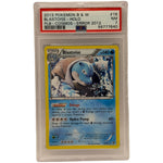 2013 Pokémon Plasma Blast Cosmos Blastoise Holo Error 2012  16/101 PSA 7 NEAR MINT - Image 1