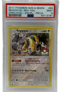 2017 Pokémon Liga Crismon Invasion Regigigas 2. Platz Reverse Holo 84/111 PSA 9 neuwertig