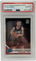2019 Panini Donruss Optic Carte recrue de base Tyler Herro #172 PSA 10 GEM MINT