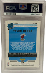 2019 Panini Donruss Optic Tyler Herro Hyper Pink Rookie Card #172 PSA 10 GEM MINT - Image 2