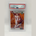 2019 Panini Mosaic Tyler Herro Reactive Orange Rookie Card #280 PSA 10 GEM MINT - Image 3