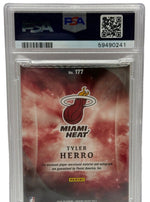 2019 Panini Origins Tyler Herro Jersey Autograph - Red /99 Rookie Card #177 PSA 7 NEAR MINT & AUTO 10 - Image 2