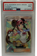 2019 Pokémon Sun & Moon Cosmic Eclipse Rosa Full Art #236 PSA 9 MINT