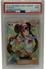 2019 Pokémon Sun & Moon Cosmic Eclipse Rosa Full Art #236 PSA 9 MINT — photo 1 - Image 1