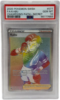 2020 Pokémon Champion's Path Kabu Full Art Secret Rare 077/073 PSA 10 GEM MINT