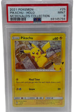 2021 Pokémon McDonald's Collection Pikachu Holo 25/25 PSA 9 MINT - Image 1