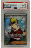 2025 Pokémon Destined Rivals Ethan's Adventure #221 PSA 10 GEM MINT