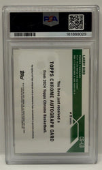 2023 Topps Chrome Sapphire Larry Bird Autograph Gold Refractor /50 PSA 10 GEM MINT — original photo 2 - Image 4