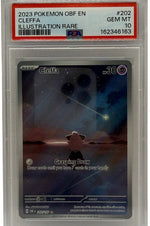 2023 Pokémon SV Obsidian Flames Cleffa Illustration Rare #202 PSA 10 GEM MINT — photo 1 - Image 1