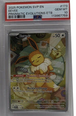2025 Pokémon SV Prismatic Evolutions ETB Eevee Promo #173 PSA 10 GEM MINT — original photo 3 - Image 7