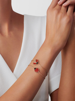 Van Cleef & Arpels Lucky Spring bracelet, open wings ladybug 18K rose gold, Carnelian, Onyx - Image 4