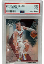 2019 Panini Mosaic Tyler Herro Rookie Card #223 PSA 9 MINT - Image 1