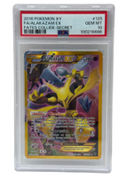 2016 Pokémon XY Alakazam EX Secret 125/124 PSA 10 GEM MINT (Fates Collide Full Art) - Image 1