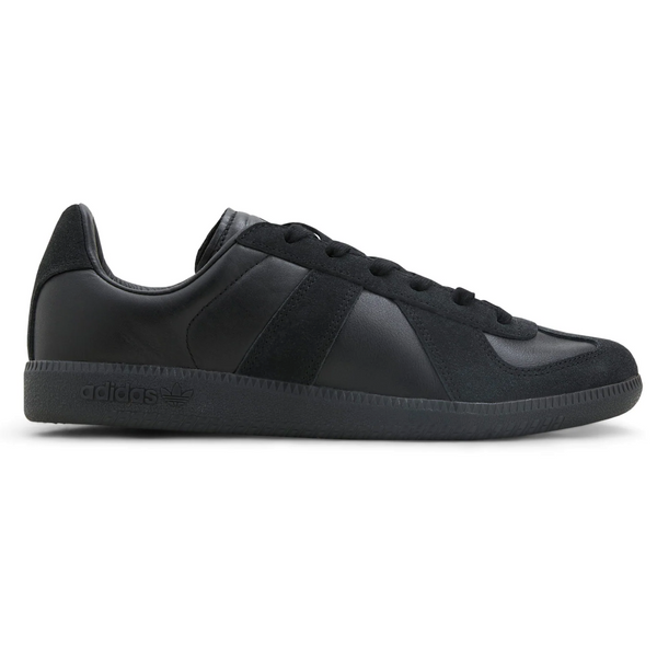 Black slip-on sneaker with Nike logo on a white background