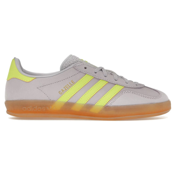 Adidas Gazelle Indoor Silver Dawn Solar Yellow (Women's) sneakers — style IH5492 — photo 1 of 5