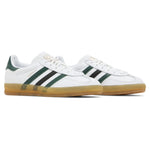 Adidas Gazelle Indoor White Collegiate Green (Women's) sneakers — style IE2957 — photo 2 of 5 - Image 2