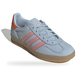 adidas Gazelle Indoor Wonder Blue Solar Orange Gum (Women's) sneakers — style JI2720 — photo 2 of 5 - Image 2