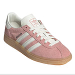 Pink Adidas sneaker with white laces and sole on a white background - Image 2