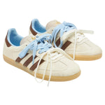 Adidas Samba OG Cream Dark Brown Blue Pony Hair (Women's) sneakers — style KI2514 — photo 3 of 6 - Image 3
