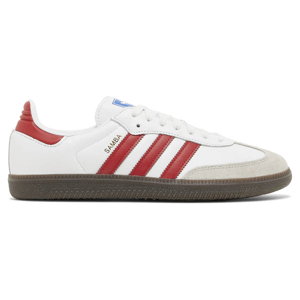 Adidas Samba OG White Scarlet sneakers — style IG1025 — photo 1 of 5