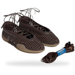 Adidas Taekwondo Mei Ballet Basketweave Brown Gum (Women's) sneakers — style HP3730 — photo 2 of 5 - Image 2