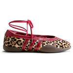 Adidas Taekwondo Mei Ballet Leopard Print Team Victory Red (Women's) sneakers — style KJ0647 — photo 1 of 5 - Image 1