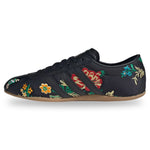 Adidas Tokyo Black Floral Embroidery (Women's) sneakers — style JR1494 — photo 3 of 5 - Image 3