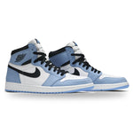 Air Jordan 1 Retro High White University Blue Black sneakers — style 555088-134 — photo 2 of 5 - Image 2