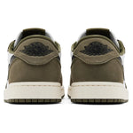 Air Jordan 1 Retro Low Medium Olive Summit White Sail Black sneakers — style HQ6998-200 — photo 4 of 5 - Image 4