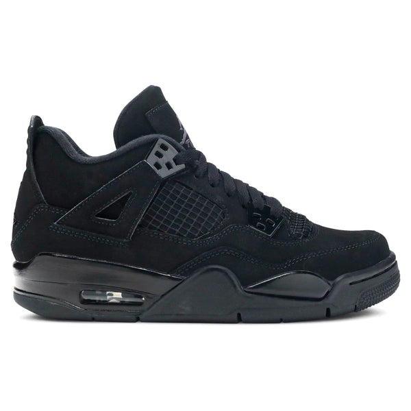 Air Jordan 4 Retro Black Cat (2025) (GS) sneakers — style IB4171-010 — photo 1 of 5